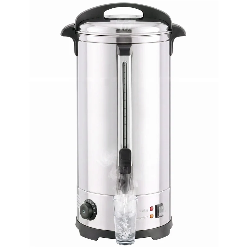 24L 2500W Stainless Steel Hot Water Urn with Thermostat, Keep Warm & Easy Tap