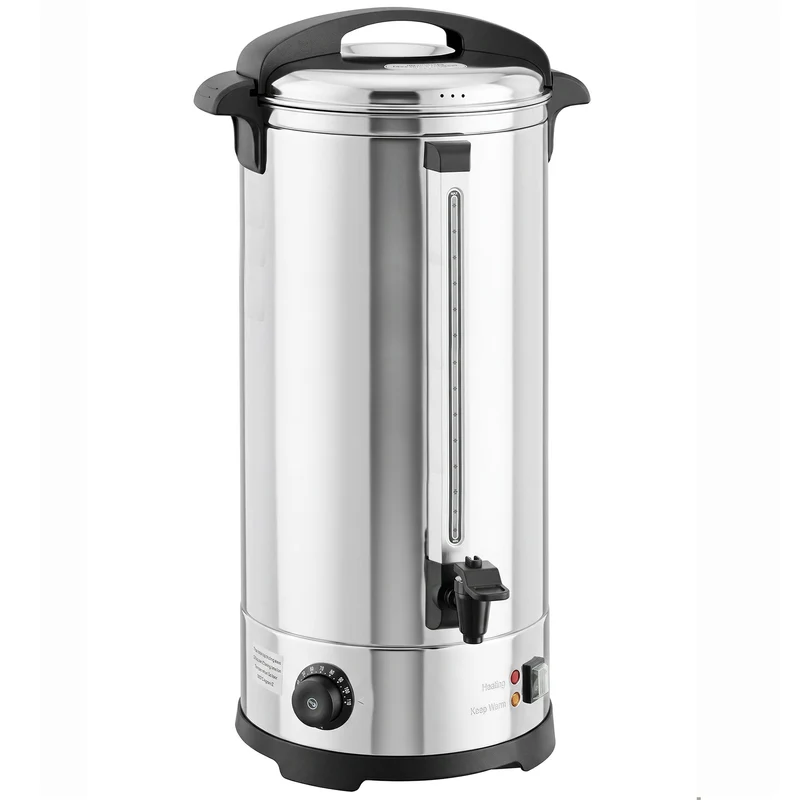 24L 2500W Stainless Steel Hot Water Urn with Thermostat, Keep Warm & Easy Tap