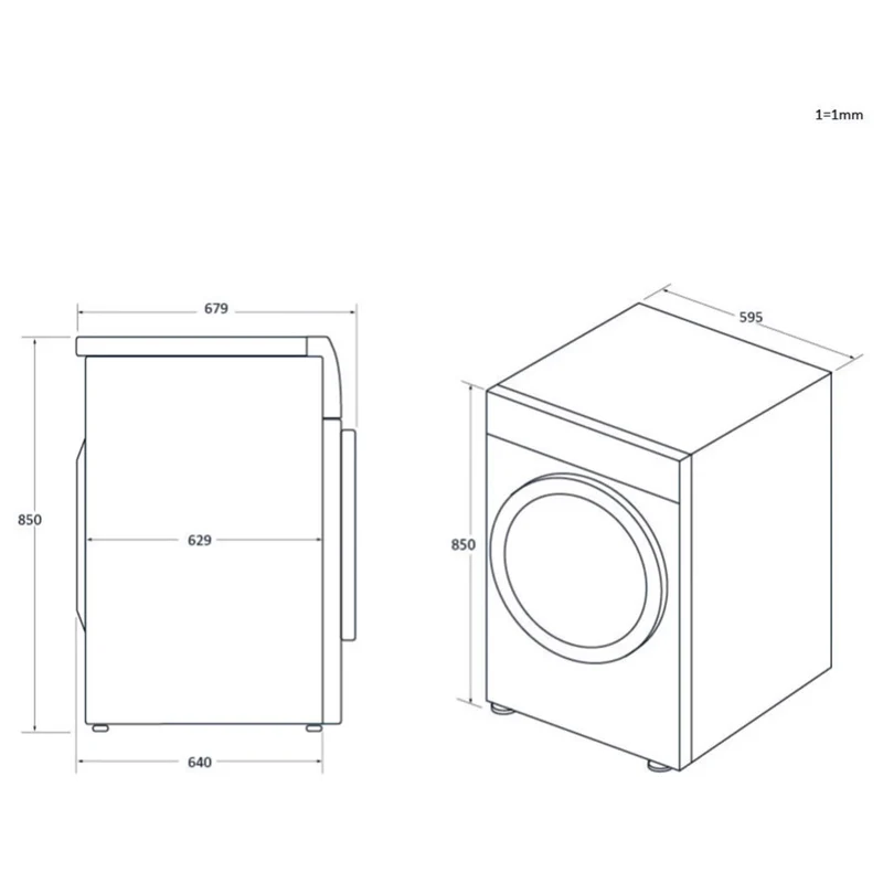 Haier X Series 11KG 1400RPM freistehend Washing Machines - Weiß | HW110-BD14397UUK