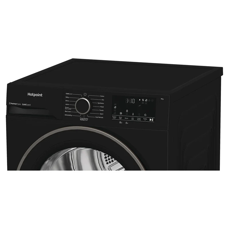 Hotpoint 9KG freistehend Heat Pump Wäschetrockner - Schwarz | HHDD90BBIRE