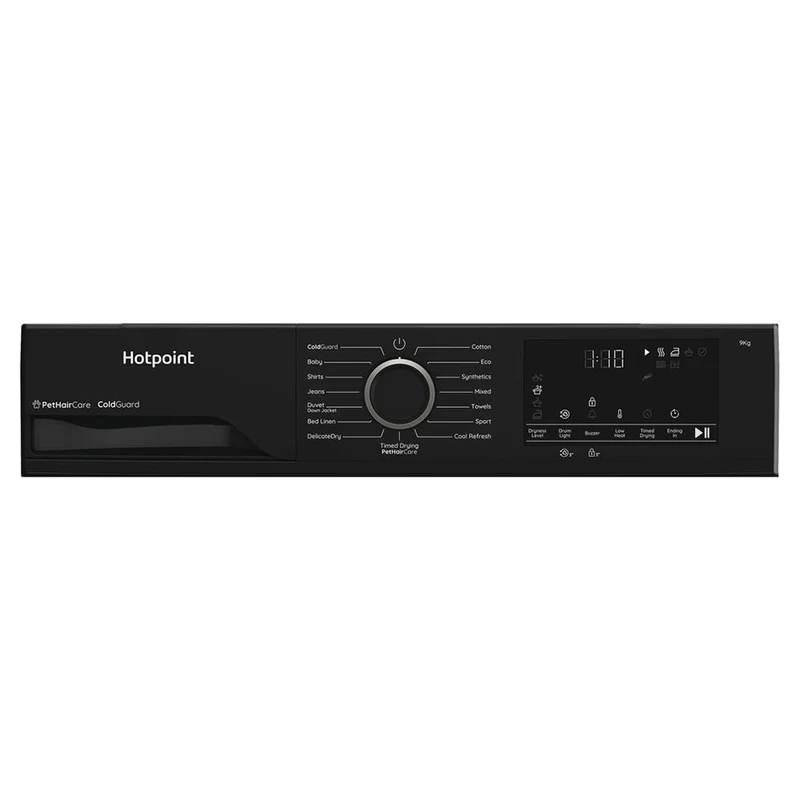 Hotpoint 9KG freistehend Heat Pump Wäschetrockner - Schwarz | HHDD90BBIRE