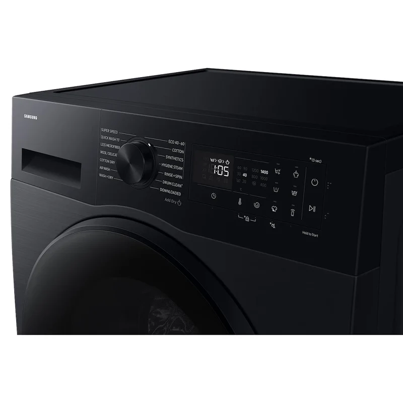 Samsung Series 5 9KG/5KG 1400RPM freistehend Waschtrockner - Schwarz | WD90DG5G34BBEU