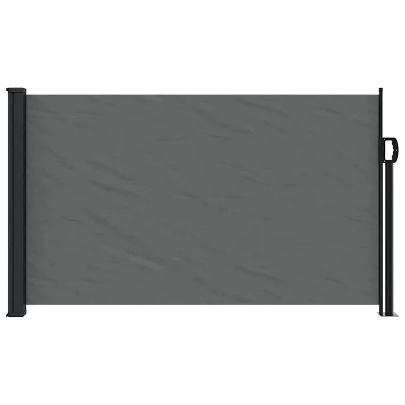 Ausziehbar Seitenmarkise Anthrazit 117x300cm Sichtschutz Windschutz Terrasse
