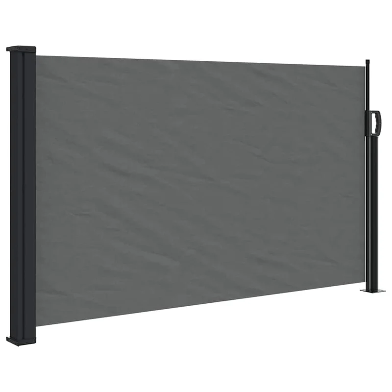 Ausziehbar Seitenmarkise Anthrazit 117x300cm Sichtschutz Windschutz Terrasse