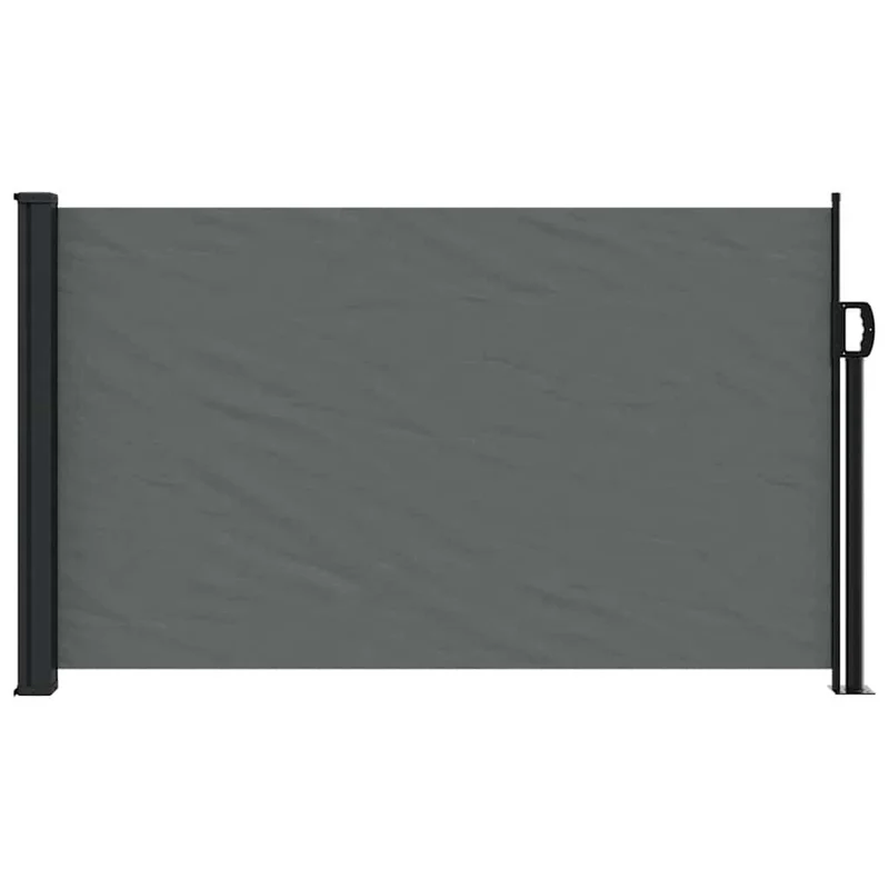 Ausziehbar Seitenmarkise Anthrazit 117x300cm Sichtschutz Windschutz Terrasse