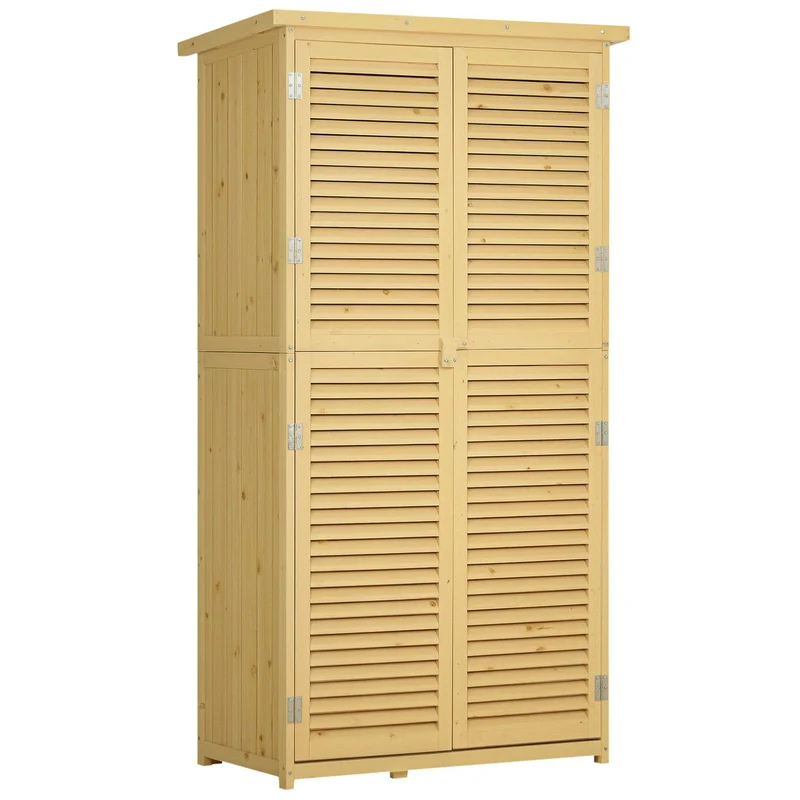 Gartenschrank Geräteschuppen 160cm Geräteschrank Schrank Gartenmöbel