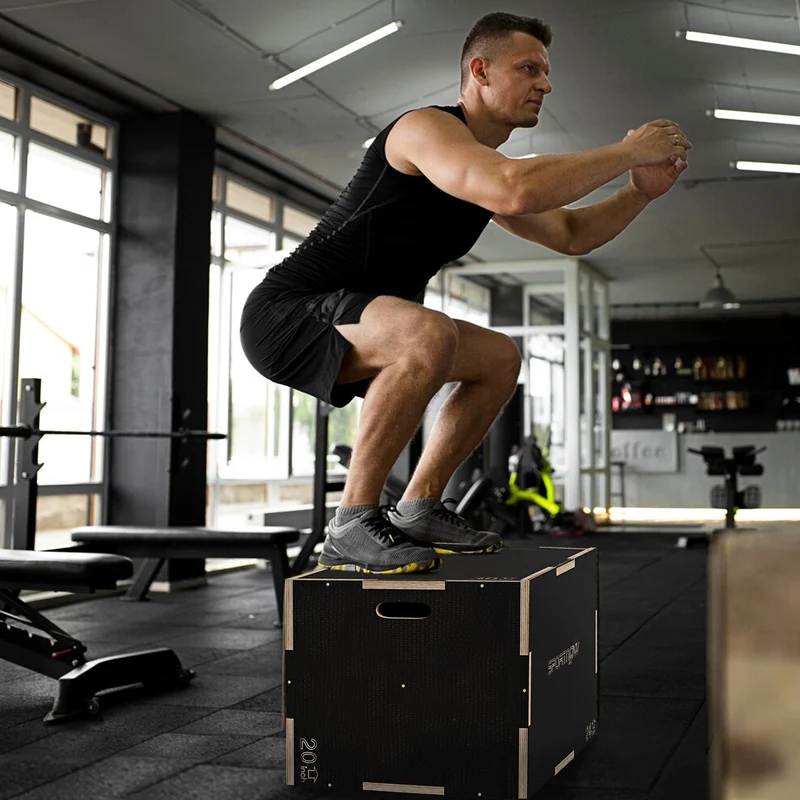 3in1 Plyo Box Sprungbox Holz Plyometric Box Jump Training Crossfit