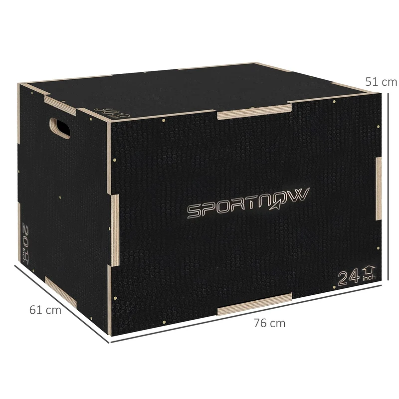 3in1 Plyo Box Sprungbox Holz Plyometric Box Jump Training Crossfit
