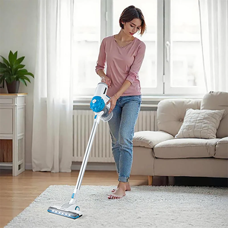 T4TEC Bagless Akkustaubsauger - Blau | TTS-T7802-BL