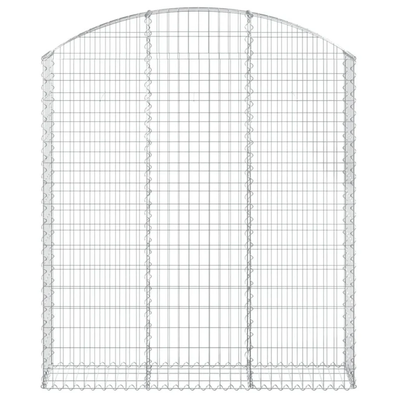 Gabionenkorb Hochbogen Steinkorb Gabione Gartenzaun Draht 150x30x180cm
