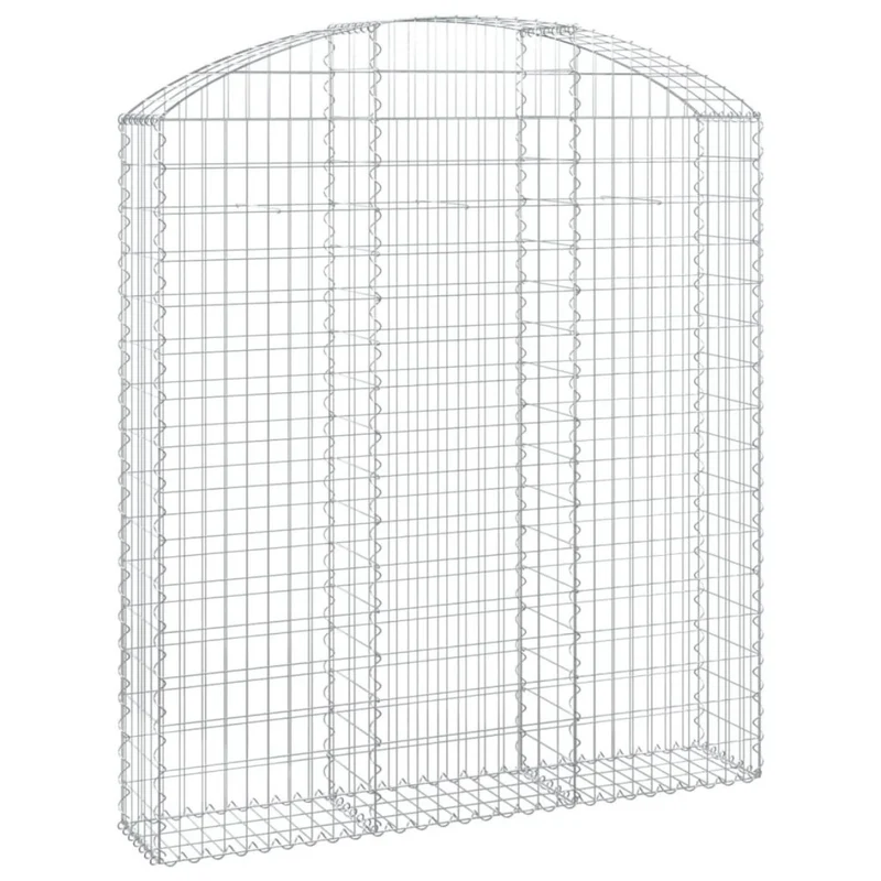 Gabionenkorb Hochbogen Steinkorb Gabione Gartenzaun Draht 150x30x180cm
