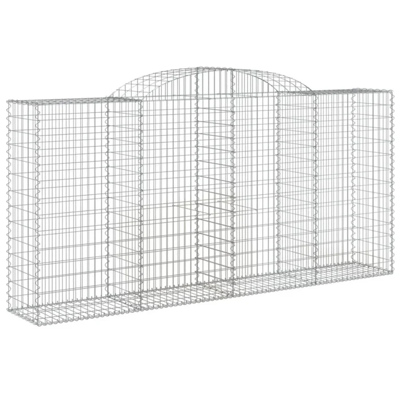 Gabionenkorb Hochbogen Steinkorb Gabione Zaun 300x50x140cm