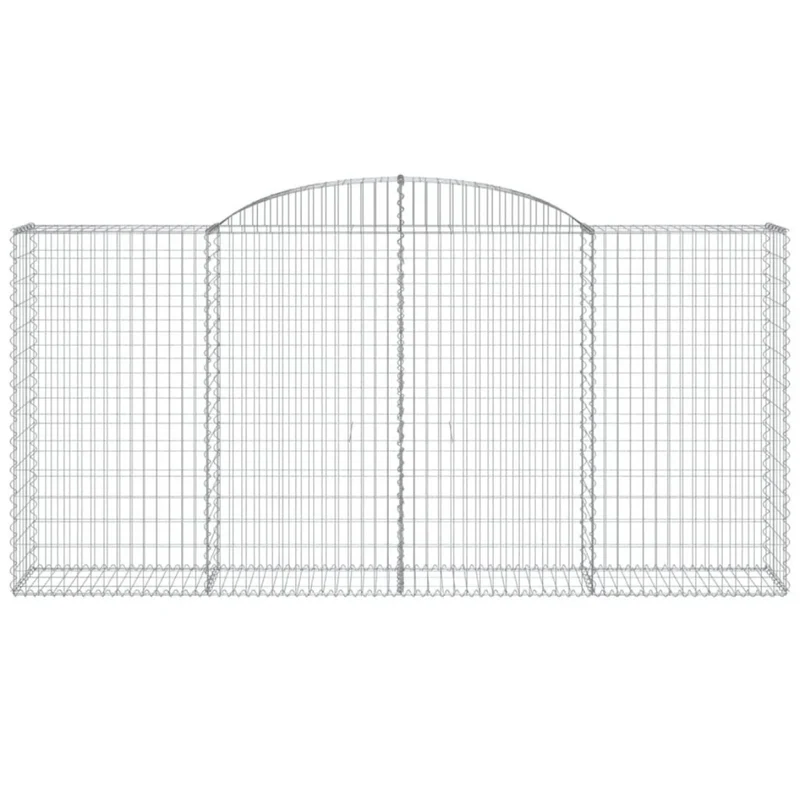 Gabionenkorb Hochbogen Steinkorb Gabione Zaun 300x50x140cm