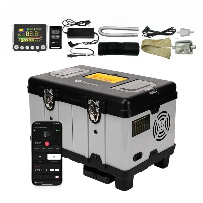 Diesel Heizung Standheizung Lufterhitzer LCD PKW 8KW 220V