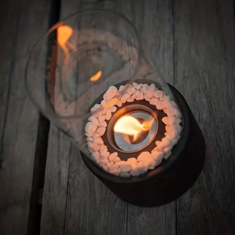 Skanto | Elegante Ewige Flammen Öllampe – Klassisches Design mit moderner Funktionalität