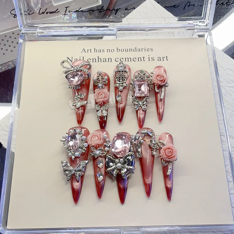 Glamouröse Dekorative Nagelkunst Tipps Set