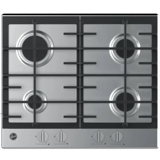Hoover 4 Burner Einbau Gas Kochfeld - Edelstahl | HHG6BRK3X
