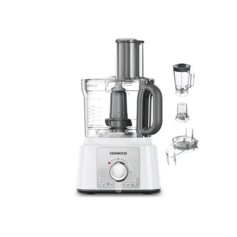 Kenwood Multipro Express 1000W Küchenmaschine - Weiß & Edelstahl | FDP65.860WH