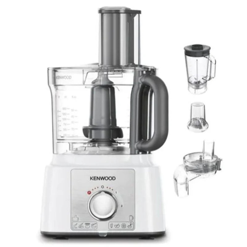 Kenwood Multipro Express 1000W Küchenmaschine - Weiß & Edelstahl | FDP65.860WH
