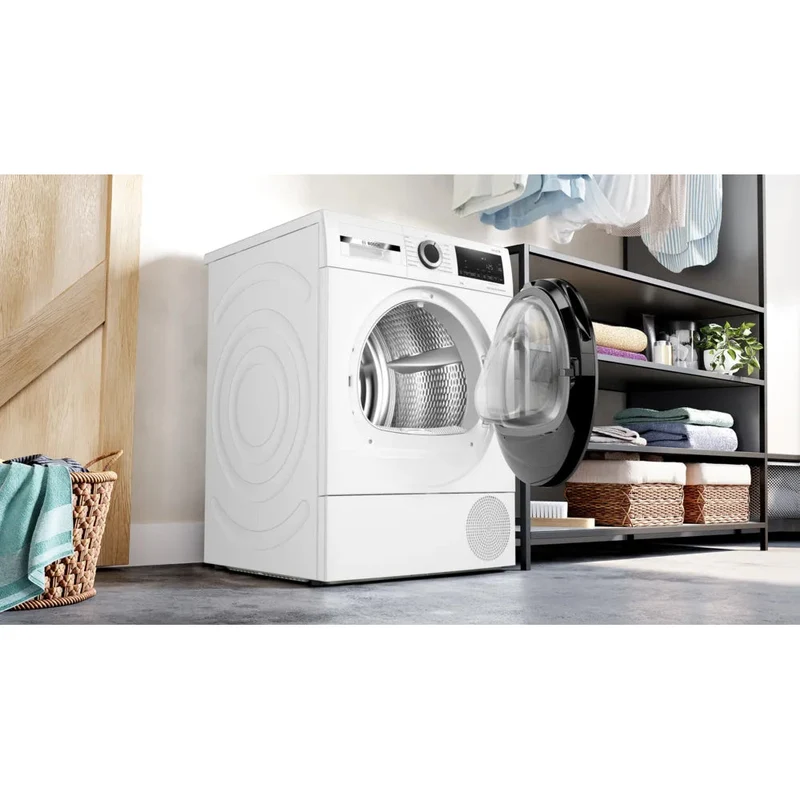 Bosch Series 6 9KG freistehend Heat Pump Wäschetrockner - Weiß | WQG24500GB