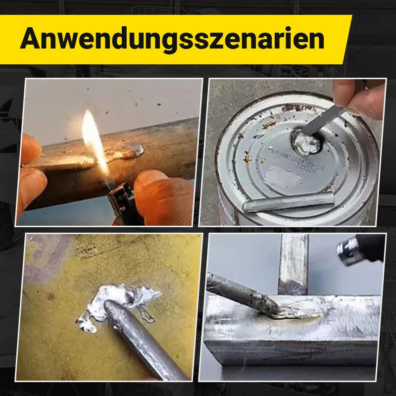 💎 ✨ Starker Rabatt bei Mehrfachkauf! 💎 Feuerzeug-aktivierbarer Schweißdraht – Ohne Schweißgerät, Feste Schweißnaht & Tragbarkeit für DIY & Notfälle 🔥🛠️