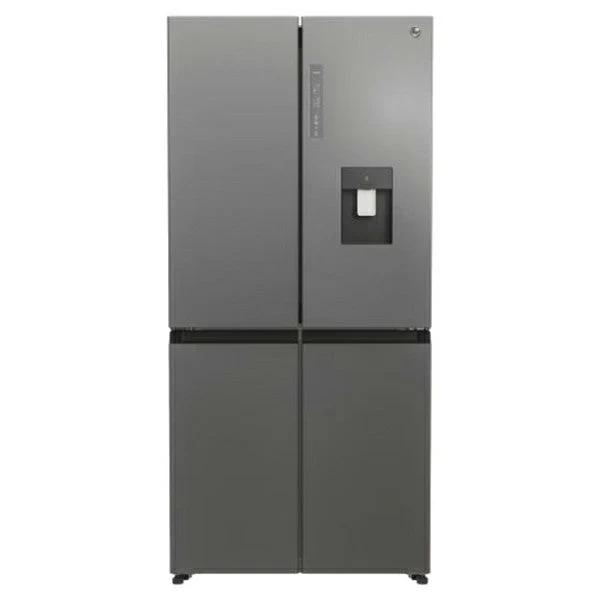 Hoover 463L freistehend American Kühl-Gefrierkombination - Gentle Silber | HHCR3818EWPL