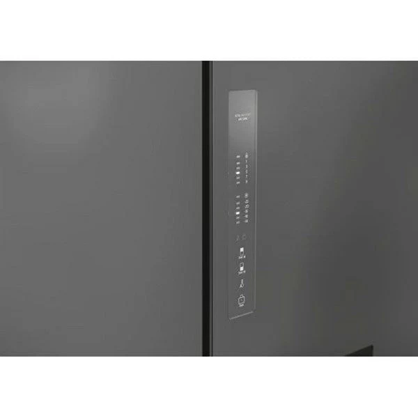 Hoover 463L freistehend American Kühl-Gefrierkombination - Gentle Silber | HHCR3818EWPL