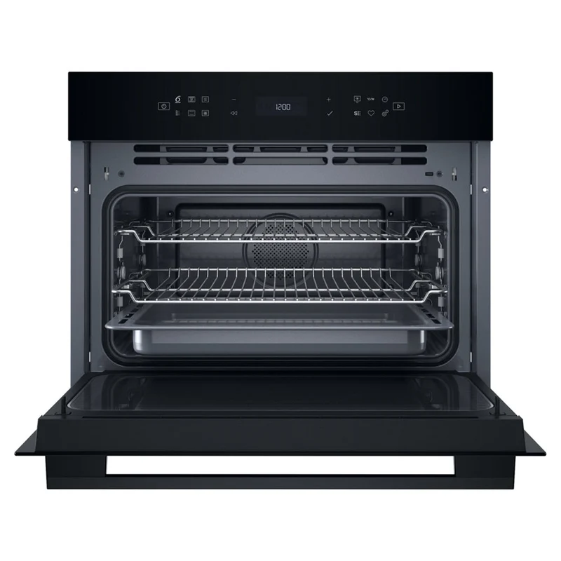 Whirlpool Collection W7 53L Einbau Mikrowelle Backofen mit Grill - Schwarz | WCW7O7HTSBUK