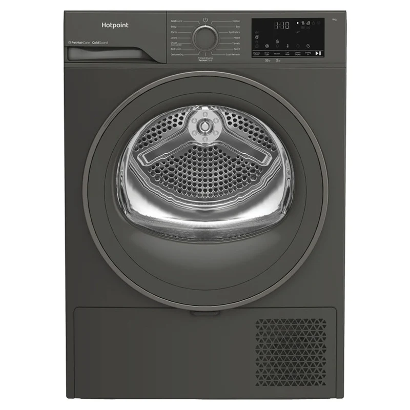 Hotpoint 9KG freistehend Heat Pump Wäschetrockner - Dark Grau | HHDD90GGIRE