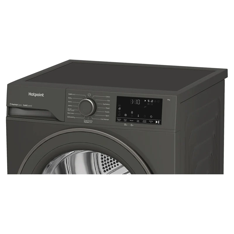 Hotpoint 9KG freistehend Heat Pump Wäschetrockner - Dark Grau | HHDD90GGIRE