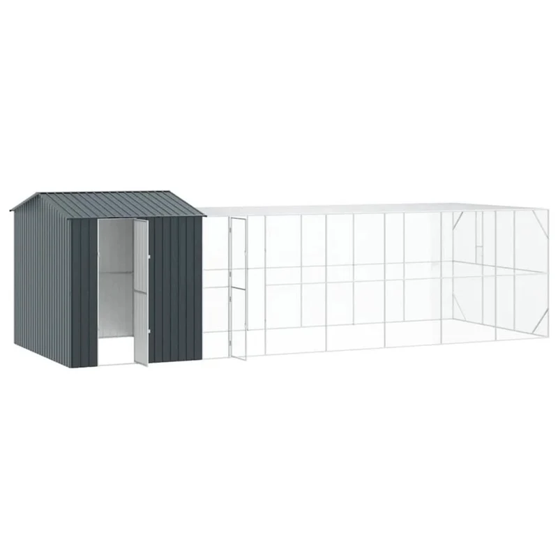 XXL Voliere Vogelkäfig Vogelvoliere Stahl Vogelhaus 845x304x247cm