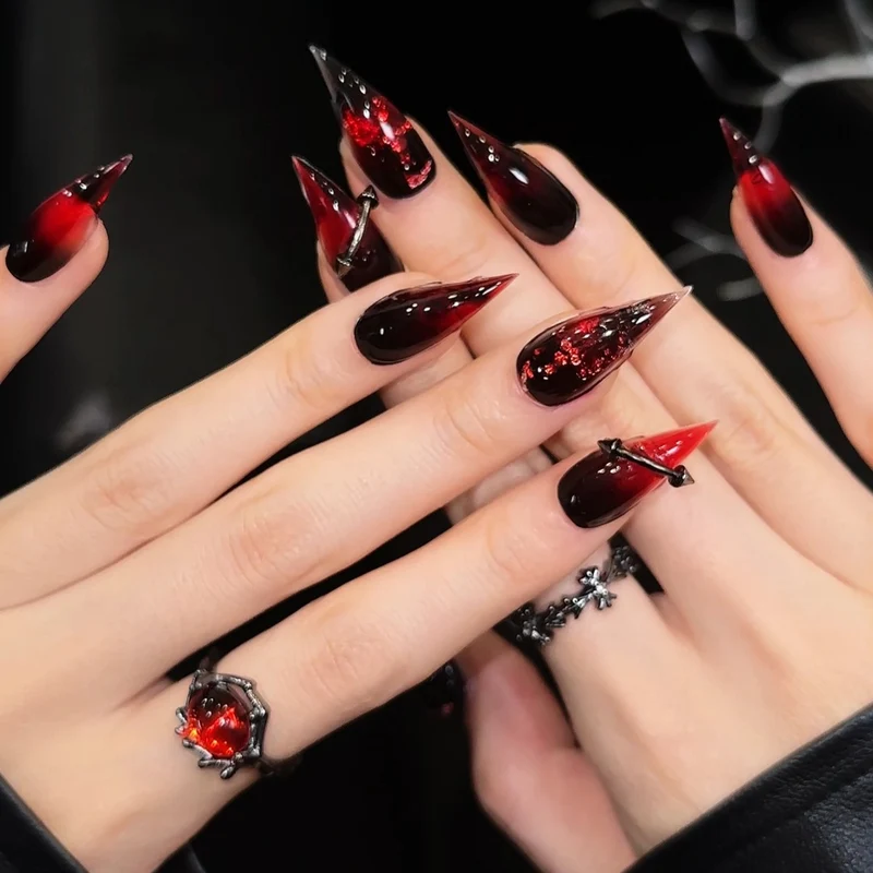 Stiletto Press-On Nagel Set