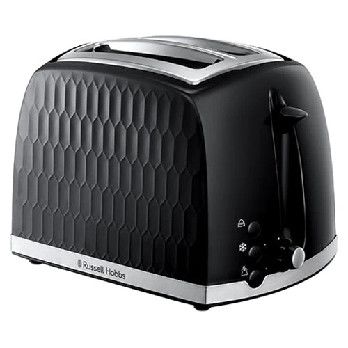 Russell Hobbs Honeycomb 2 Slice Toaster - Schwarz | 26061
