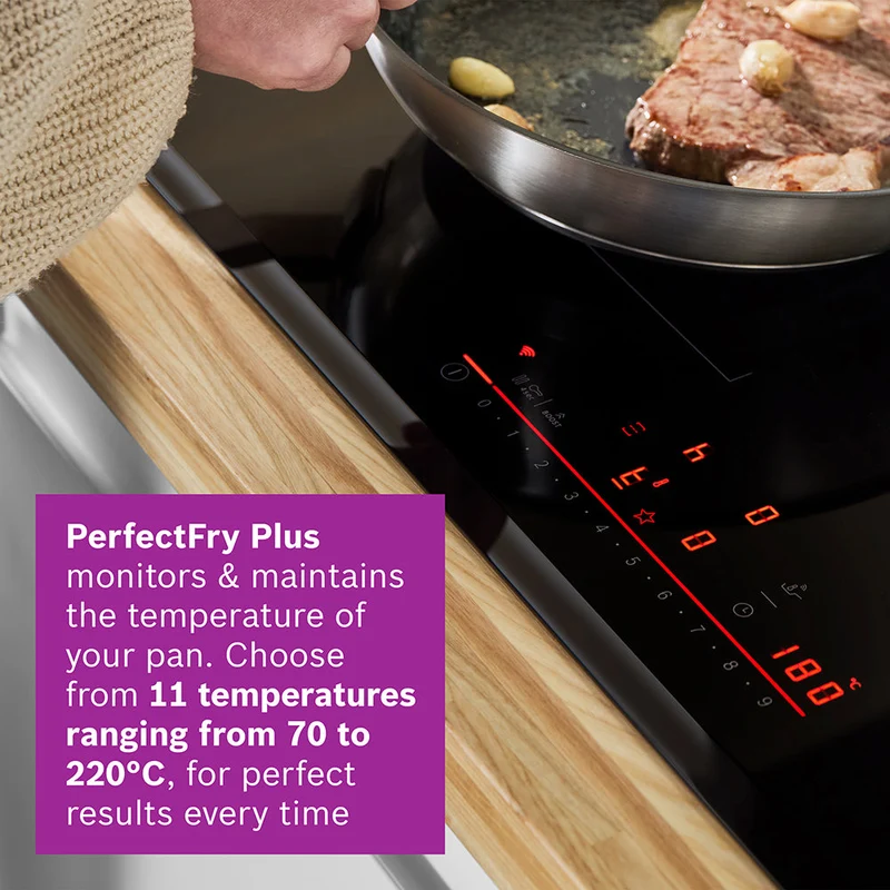Bosch Series 4 60CM 4 Zone Induction Kochfeld - Schwarz | PIE631BB5E