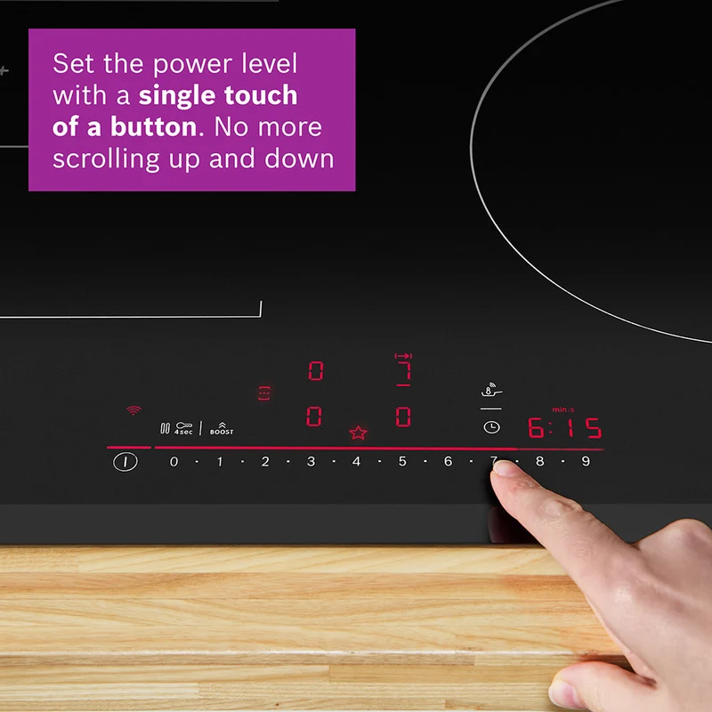 Bosch Series 4 60CM 4 Zone Induction Kochfeld - Schwarz | PIE631BB5E