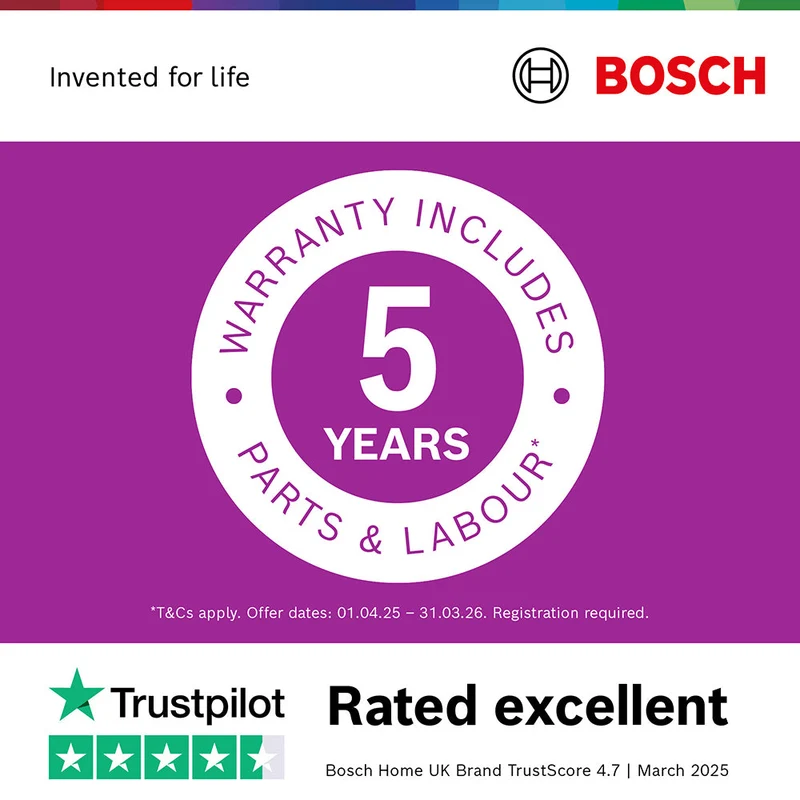 Bosch Series 4 60CM 4 Zone Induction Kochfeld - Schwarz | PIE631BB5E