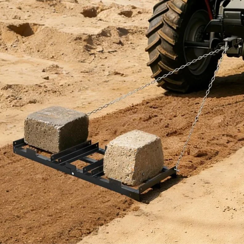 Schleppegge 122x50cm Egge Wiesenschleppe Nivellierrechen Wiesenegge