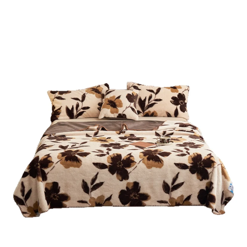Blumenmuster Gemütliche Fleece-Decke