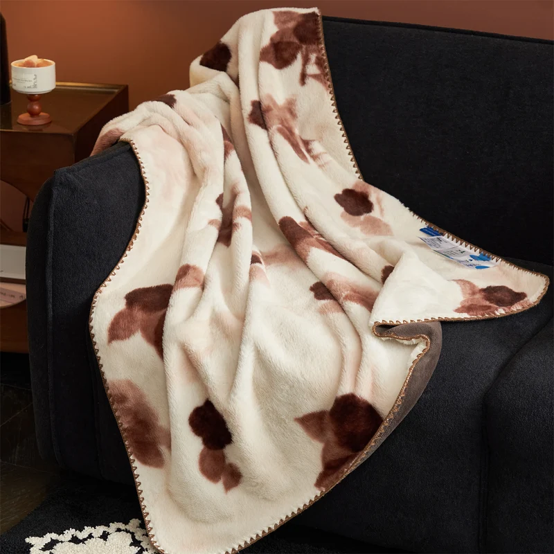 Blumenmuster Gemütliche Fleece-Decke