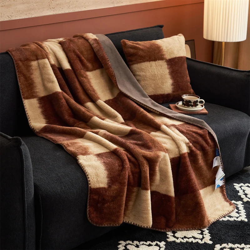 Blumenmuster Gemütliche Fleece-Decke