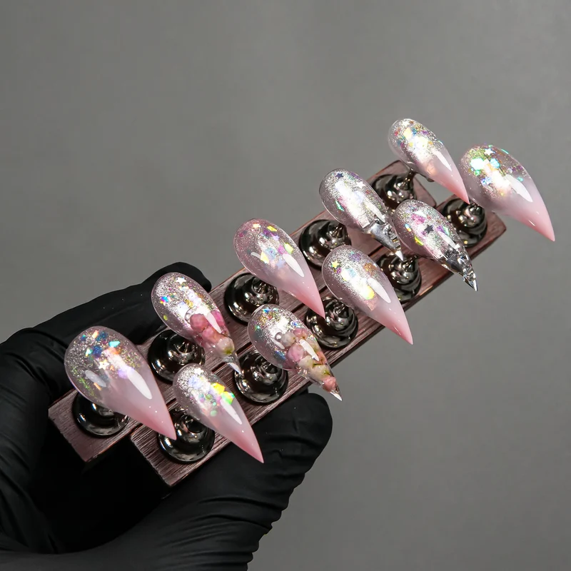 Stiletto Press-On Nagelkunst Set