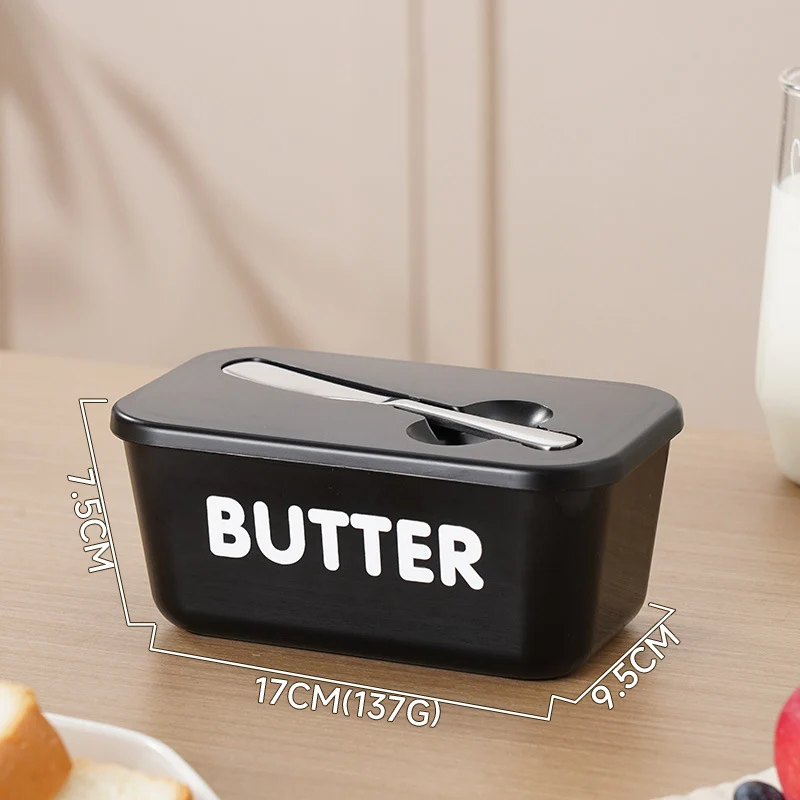 🧈 50% RABATT! 🍞 Große Butterdose aus Kunststoff mit Deckel & Integriertem Messer – Platzsparend, Frischhaltend & Ideal Für Die Küche 🏠