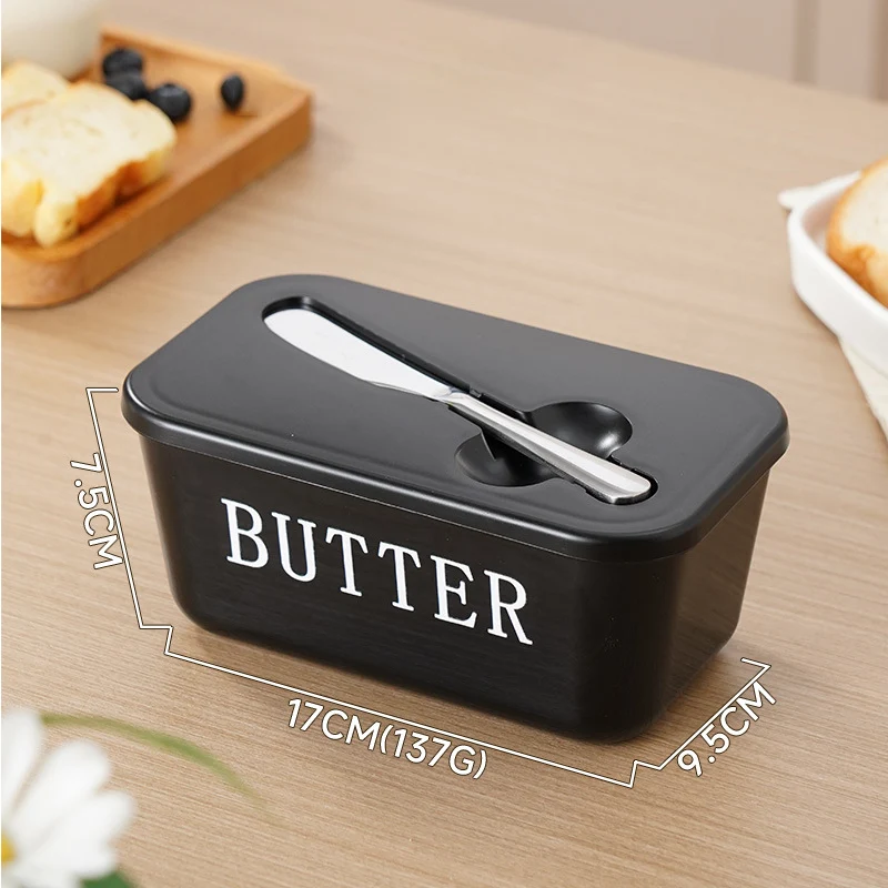 🧈 50% RABATT! 🍞 Große Butterdose aus Kunststoff mit Deckel & Integriertem Messer – Platzsparend, Frischhaltend & Ideal Für Die Küche 🏠
