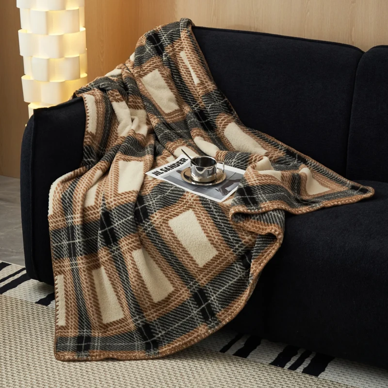 Gemütliche dekorative Fleece-Decke