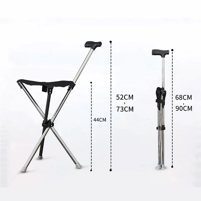 🔥💥 TOP BESTSELLER! 2-in-1 Gehstock mit Klappstuhl 🪑🚶‍♂️✨