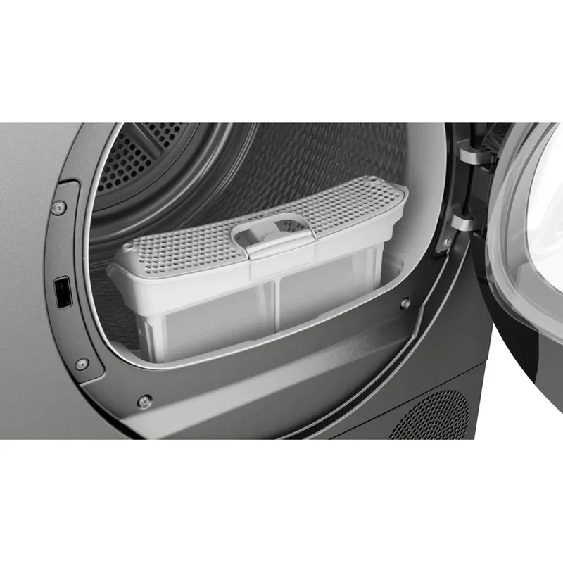 Bosch Series 6 9KG Heat Pump Wäschetrockner - Cast Iron Grau | WQG245R1GB