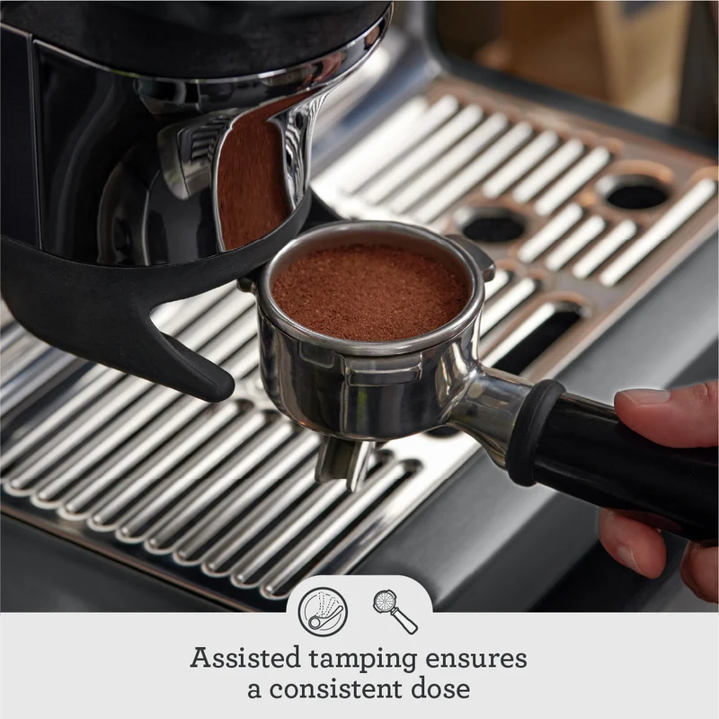 Sage The Barista Express Impress 1850W Espresso Kaffeemaschine - Schwarz Edelstahl | SES876BST4GUK1