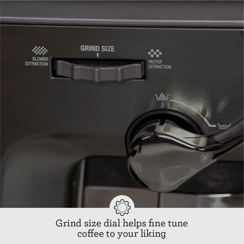 Sage The Barista Express Impress 1850W Espresso Kaffeemaschine - Schwarz Edelstahl | SES876BST4GUK1
