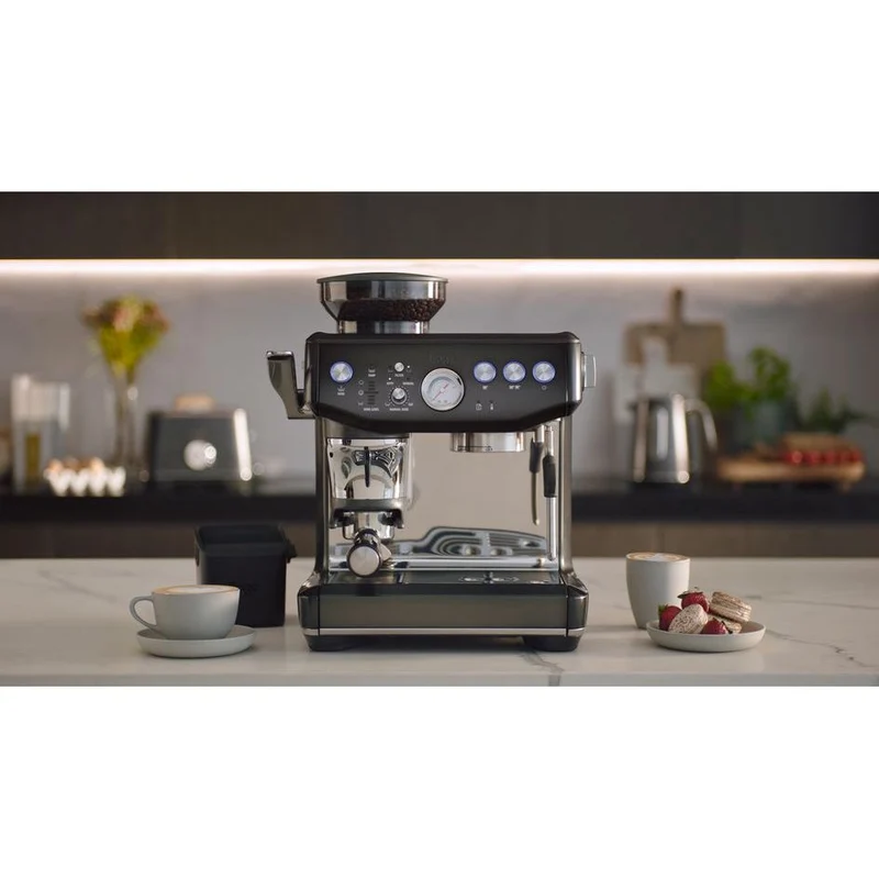 Sage The Barista Express Impress 1850W Espresso Kaffeemaschine - Schwarz Edelstahl | SES876BST4GUK1