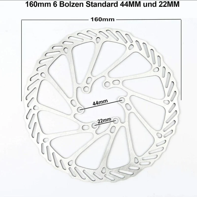 Fahrrad MTB Mechanische Scheibenbremsen Set Vorne Hinten Bremsklötze